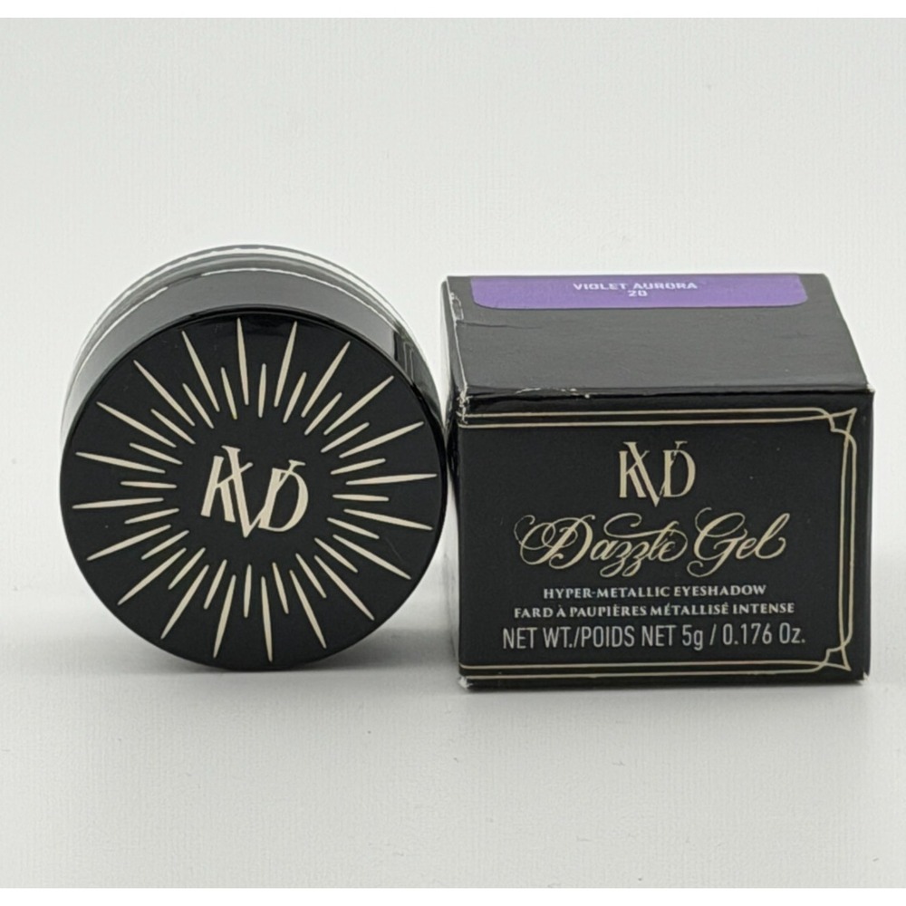 Kat Von D - Dazzle Gel Hyper Metallic Eyeshadow - #20 Violet Aurora - 0.176 Oz - Picture 3 of 5